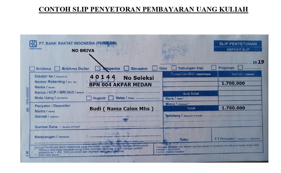 Registrasi Ulang Sbmptnp 2019 Politeknik Pariwisata Medan
